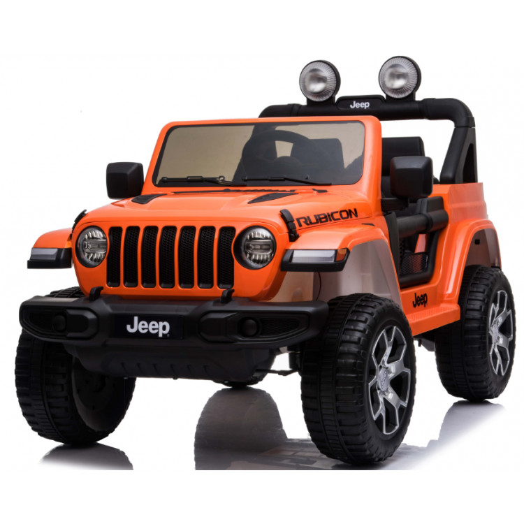 Elektrické autíčko Jeep Wrangler Rubicon 4x45W - oranžová